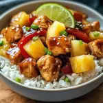Juicy Pineapple Chicken and Rice! Easy Tropical Dinner