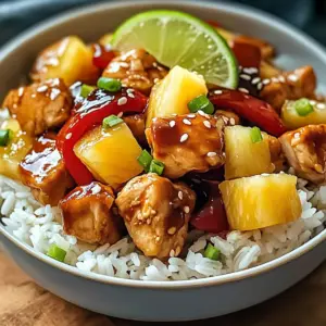 Juicy Pineapple Chicken and Rice! Easy Tropical Dinner