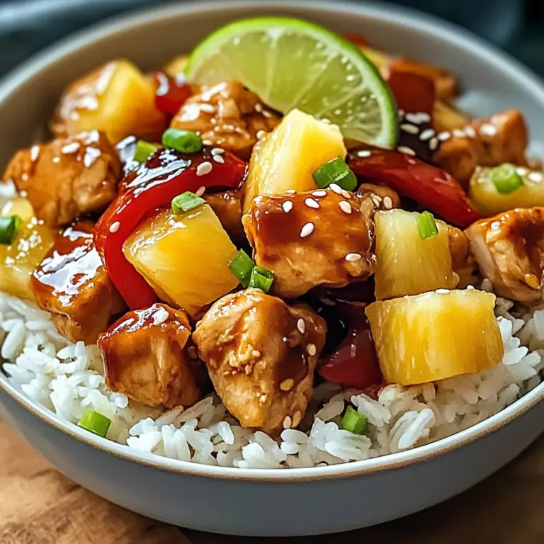 Juicy Pineapple Chicken and Rice! Easy Tropical Dinner