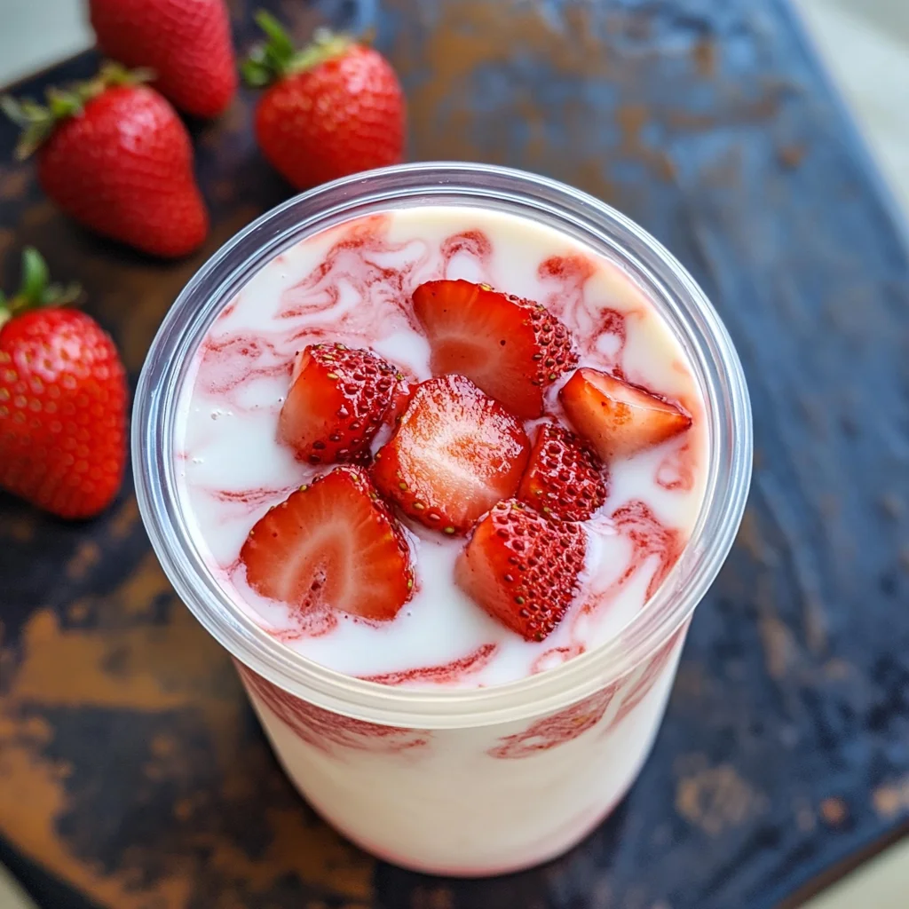 Korean Strawberry Milk