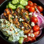 Loaded Mediterranean Chicken Power Bowl