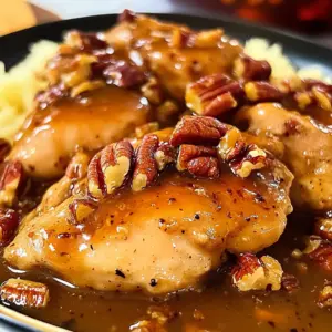 Maple Bourbon Pecan Chicken