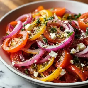 Marinated Tomato Onion Salad