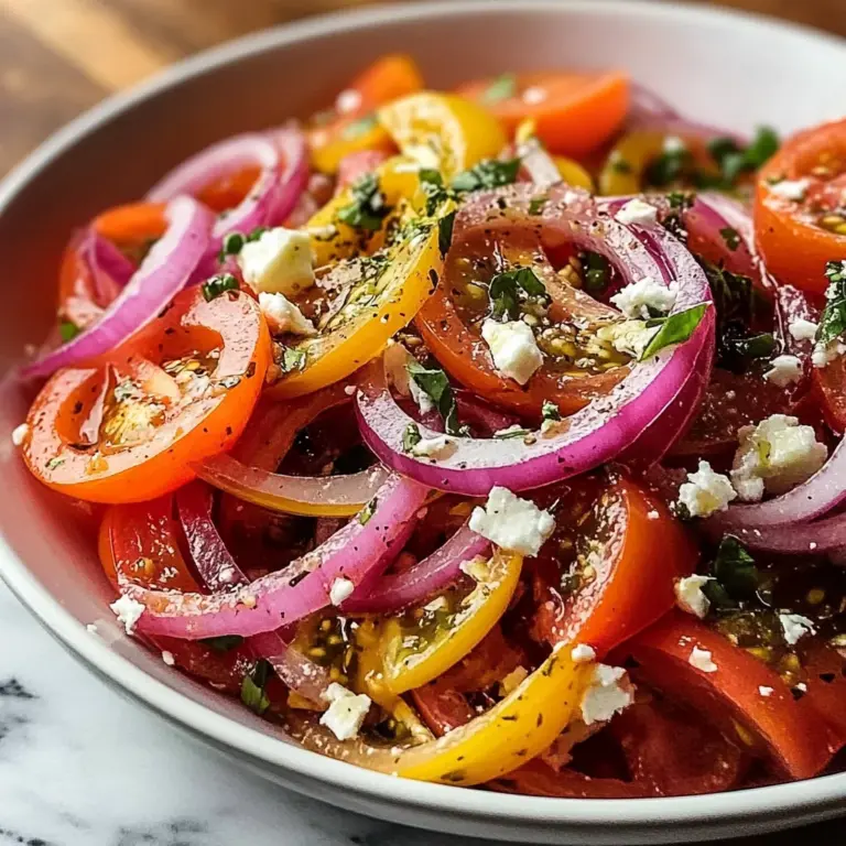 Marinated Tomato Onion Salad