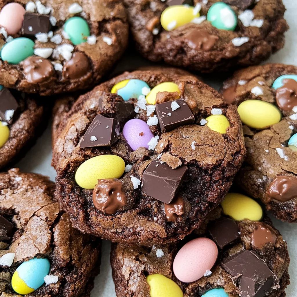 Mini Egg Brownie Cookies
