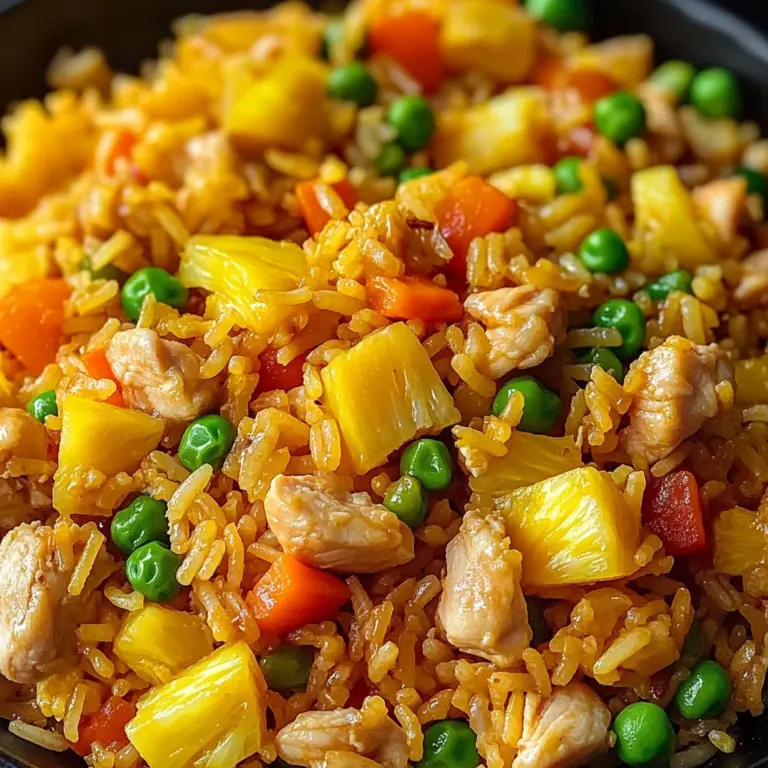 Pineapple Chicken Fried Rice Recipe