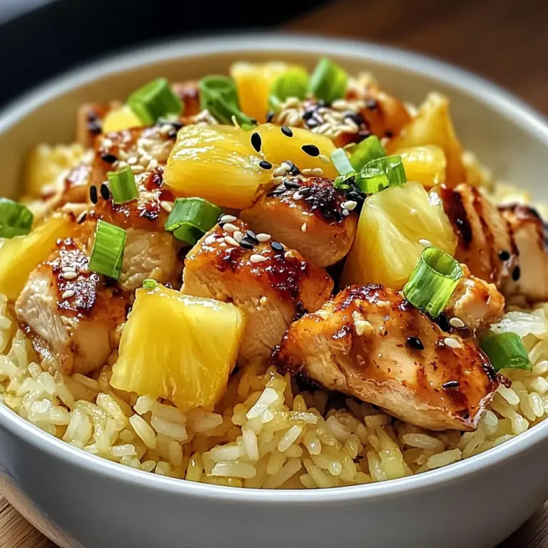 Pineapple Chicken and Rice Recipe – Easy Tropical Flavor