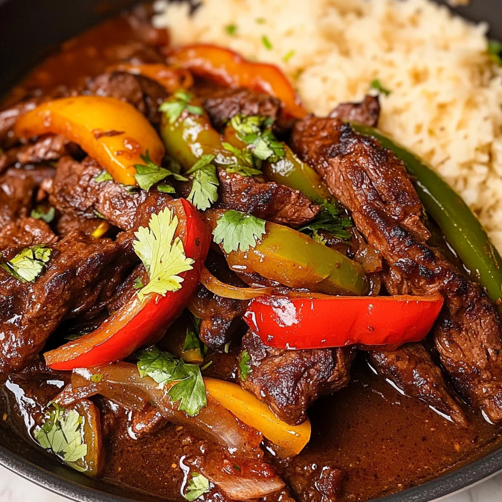 Puerto Rican Pepper Steak
