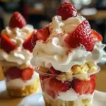 Quick Strawberry Shortcake Cups