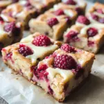 Raspberry White Chocolate Brownies (Blondies)