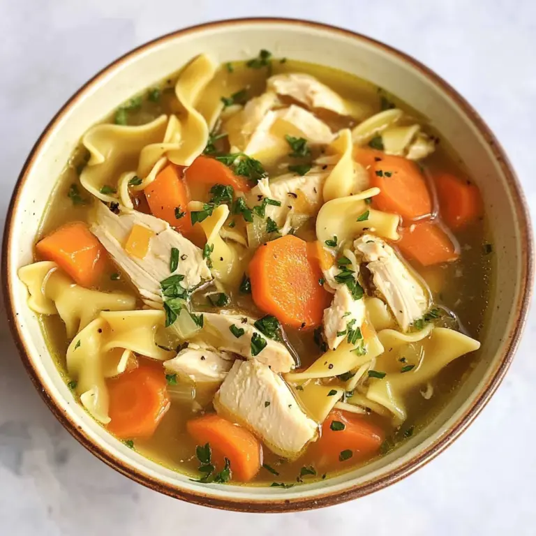 Slow Cooker Chicken Noodle Soup
