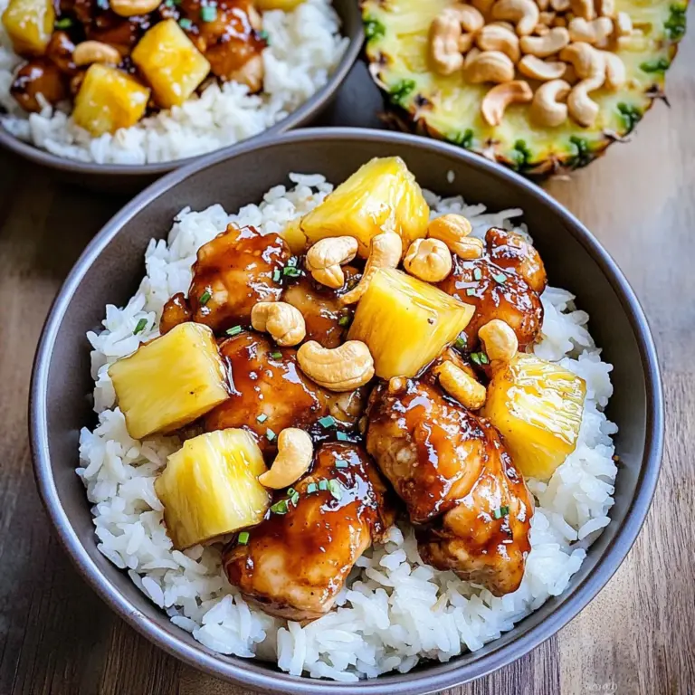Sticky Pineapple Chicken