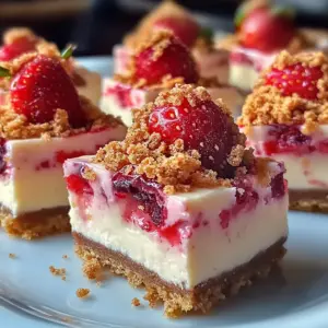 Strawberry Crunch Cheesecake Bites