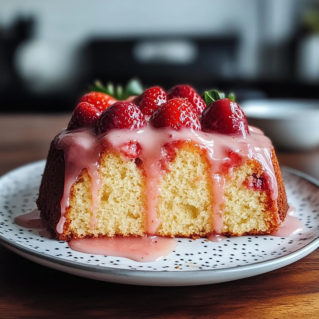 Strawberry Pound Cake Recipe