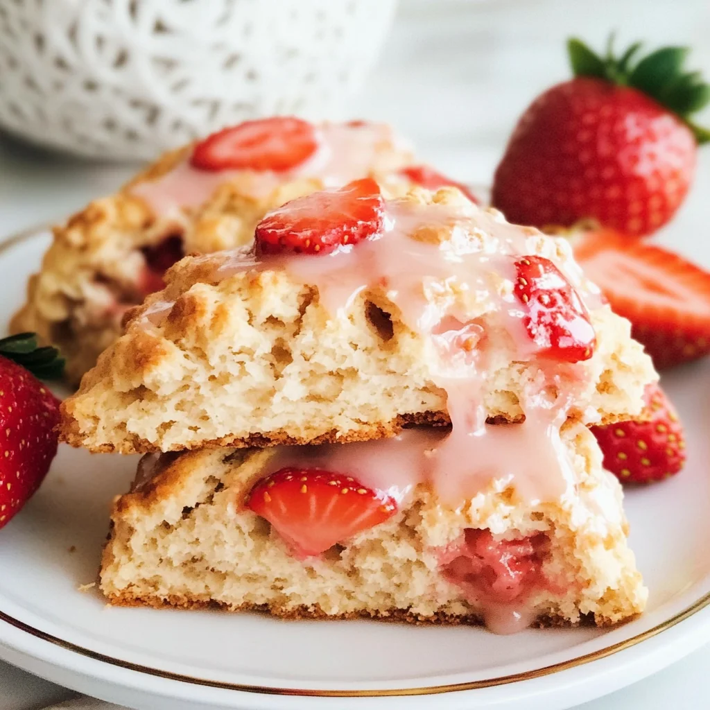 Strawberry Scones