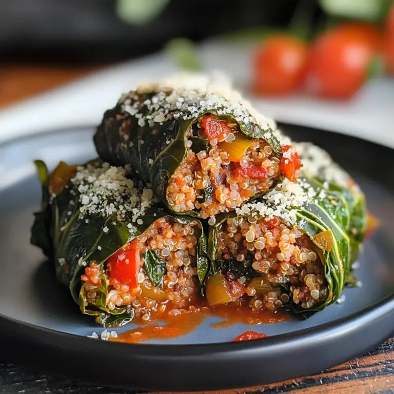 Stuffed Collard Greens (with Turkey and Quinoa)