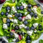 Tasty Easter Spring Salad with Goat Cheese