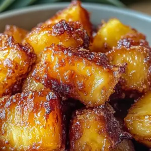 Air Fryer Pineapple Chunks