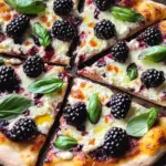Blackberry Basil Ricotta Pizza