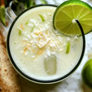 Brazilian Lemonade with Coconut