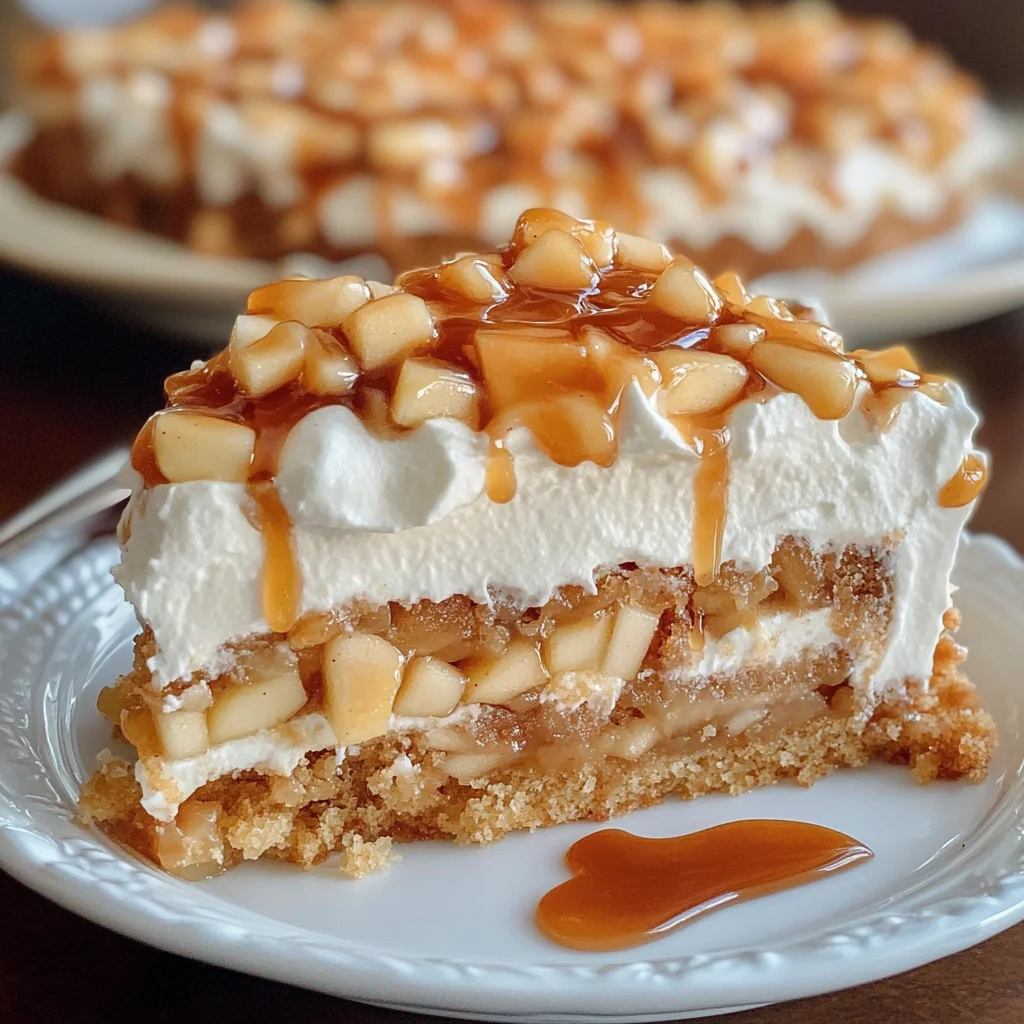 Caramel Apple Toffee Cake