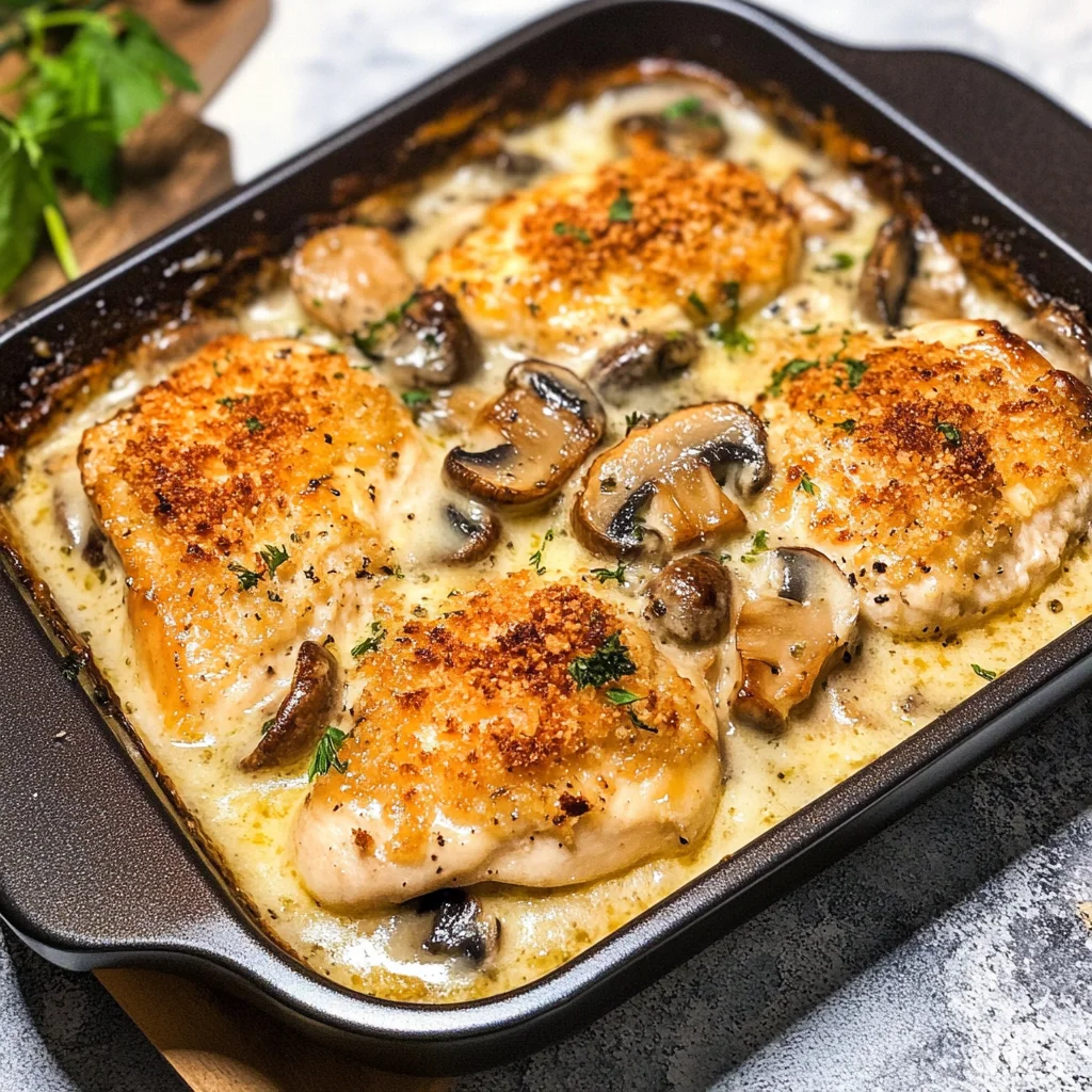 Chicken and Mushroom Bake