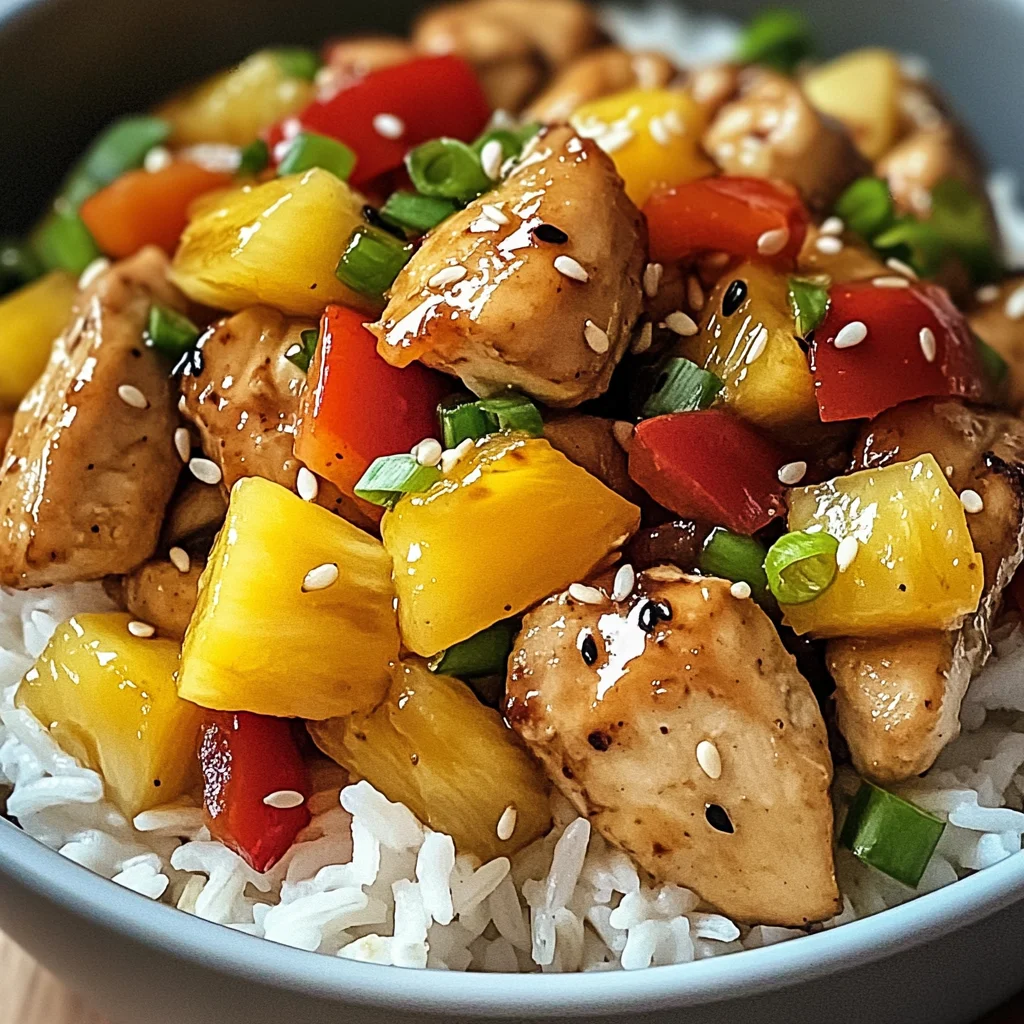 Create a Flavorful Pineapple Chicken and Rice in Just 30 Minutes!