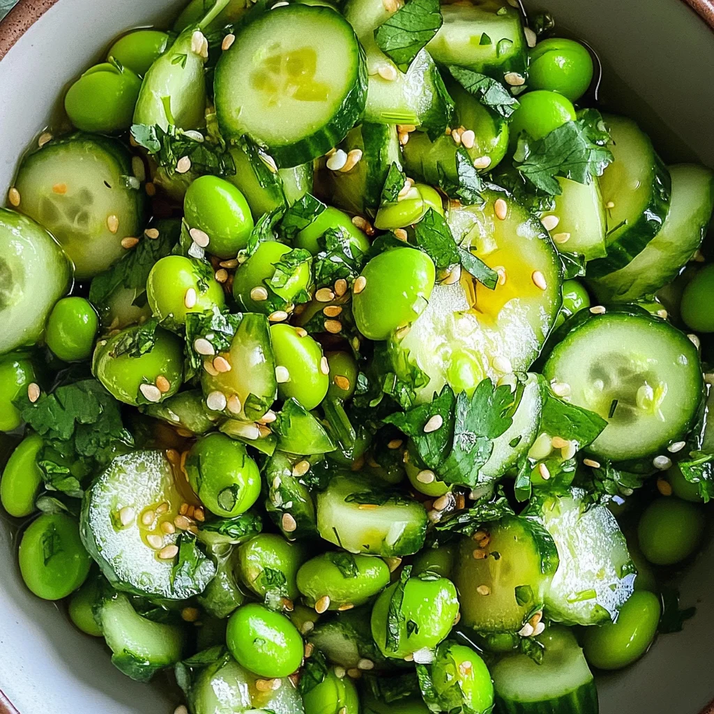 Crispy Cucumber Edamame Salad for a Refreshing Summer Treat