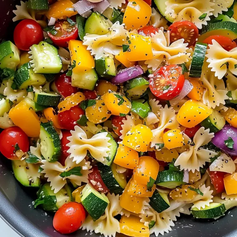 Delicious Healthy Veggie Pasta Salad