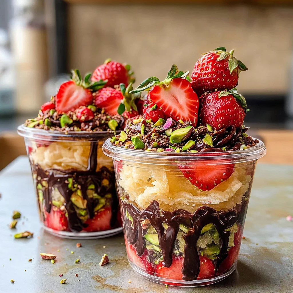 Dubai Strawberry Cup Recipe