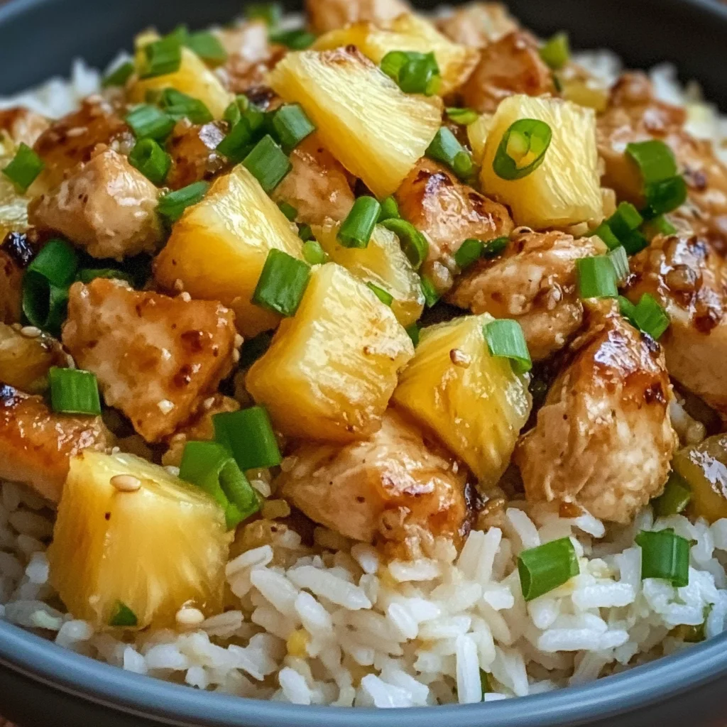 Easy Pineapple Chicken and Rice