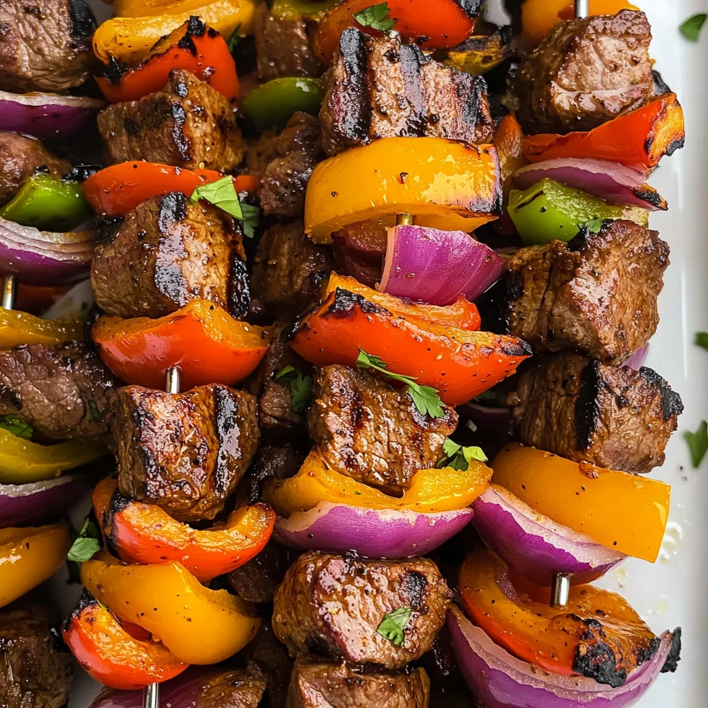 Fajita Steak Kabobs