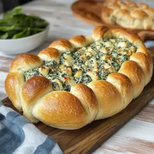 Festive Easter Bunny Spinach Dip