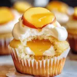 Honey Peach Cream Cheese Cupcakes That Scream Summer Delight