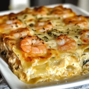 Irresistible Shrimp and Four Cheese Lasagna in Just 45 Minutes