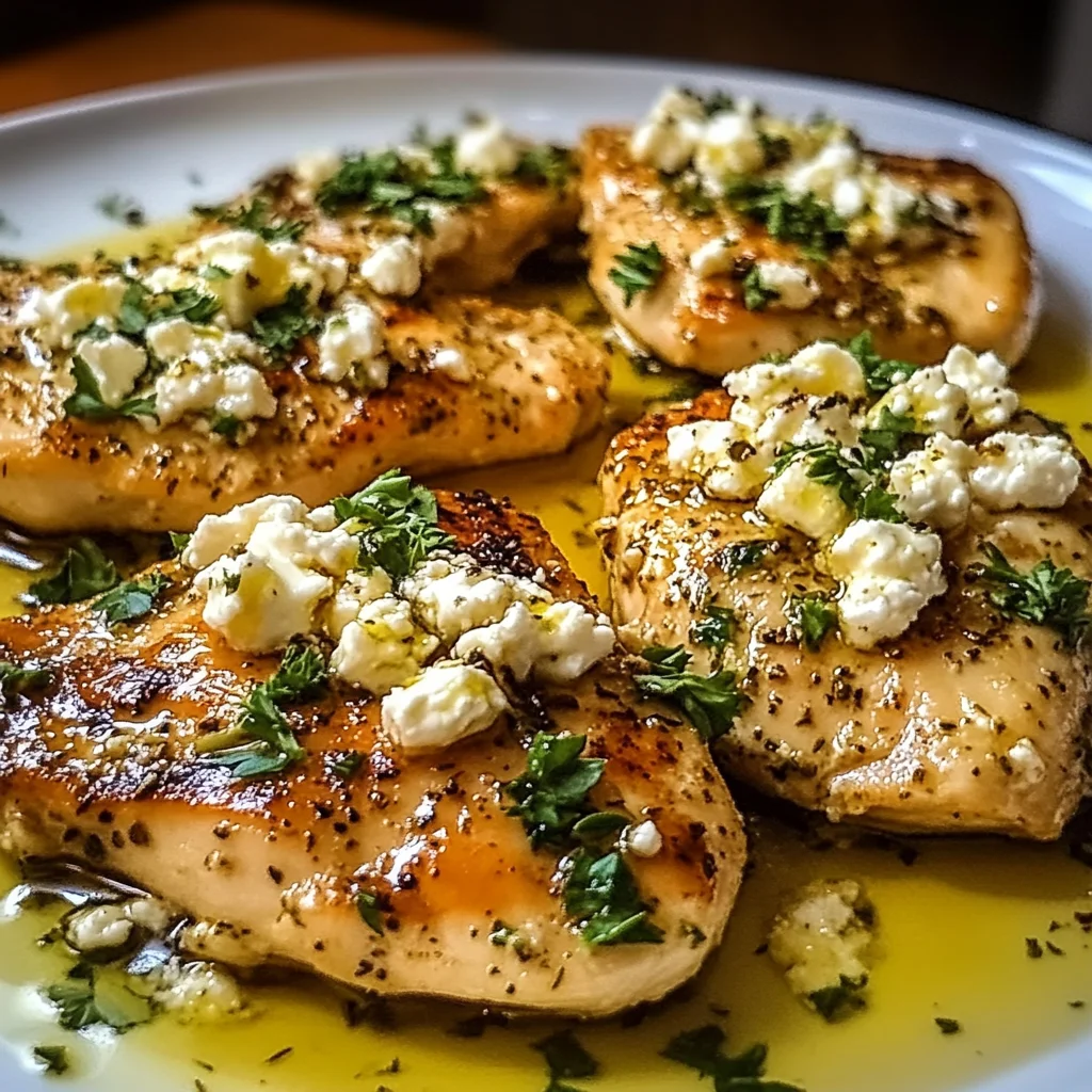 Juicy Greek Chicken with Lemon and Feta: A Dinner Winner