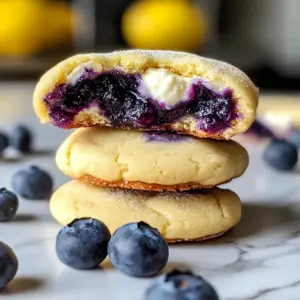 Lemon Blueberry Cheesecake Cookies Recipe