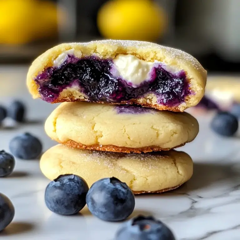 Lemon Blueberry Cheesecake Cookies Recipe