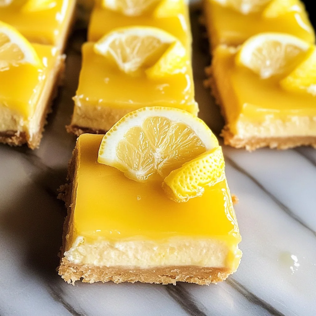 Lemon Cheesecake Bars
