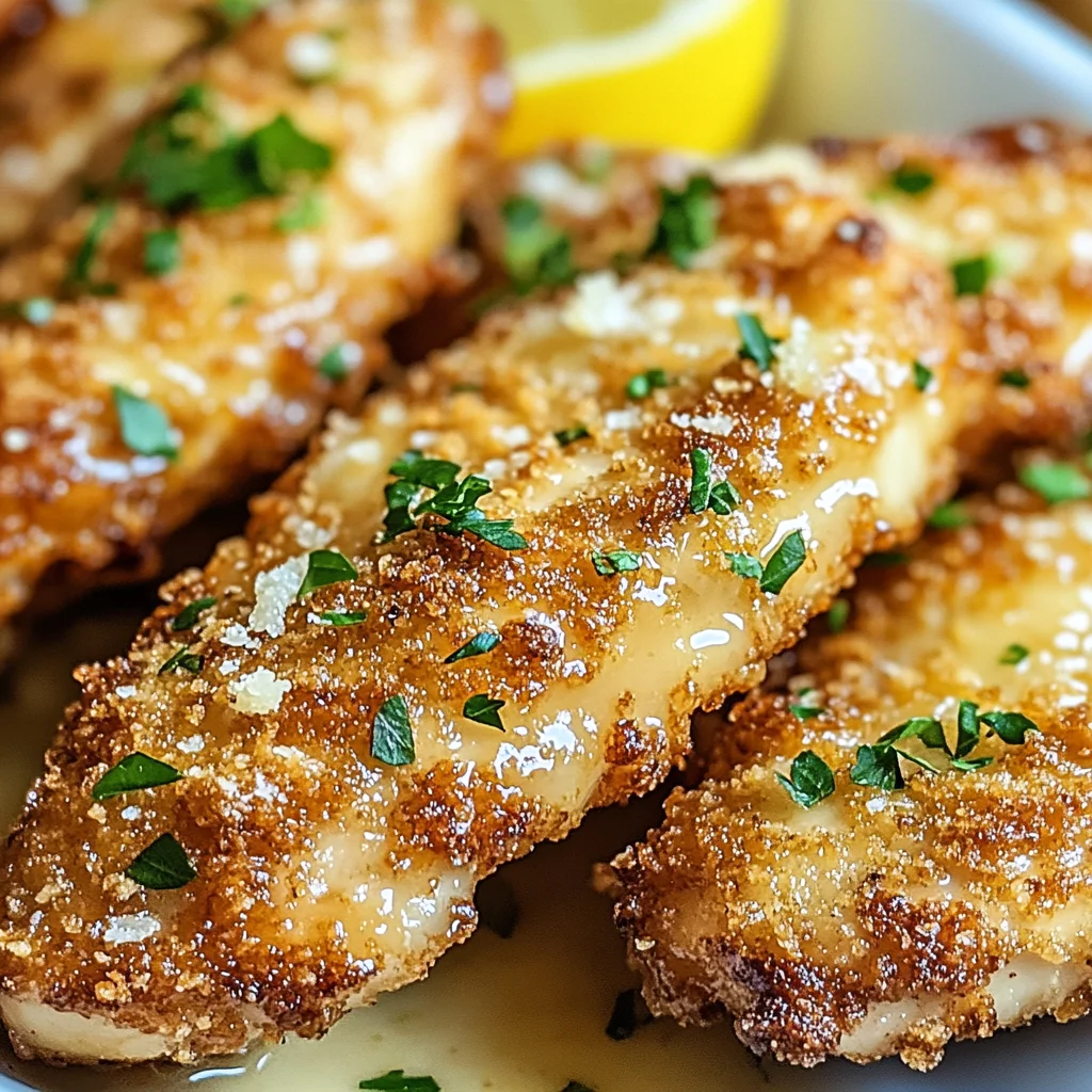 Lemon Garlic Parmesan Chicken Tenders