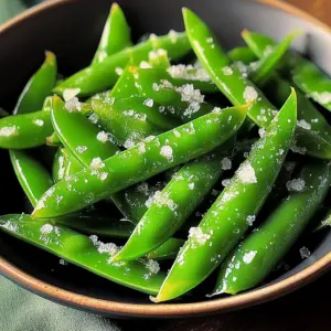 Minty Sugar Snap Peas for a Crisp, Refreshing Side Dish