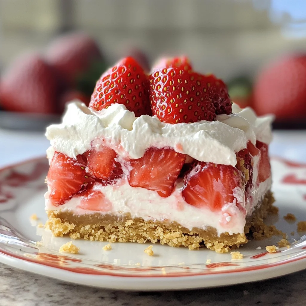 No-Bake Strawberry Delight