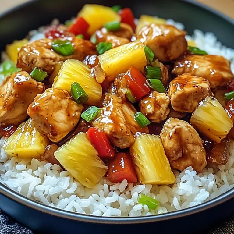 Pineapple Chicken And Rice