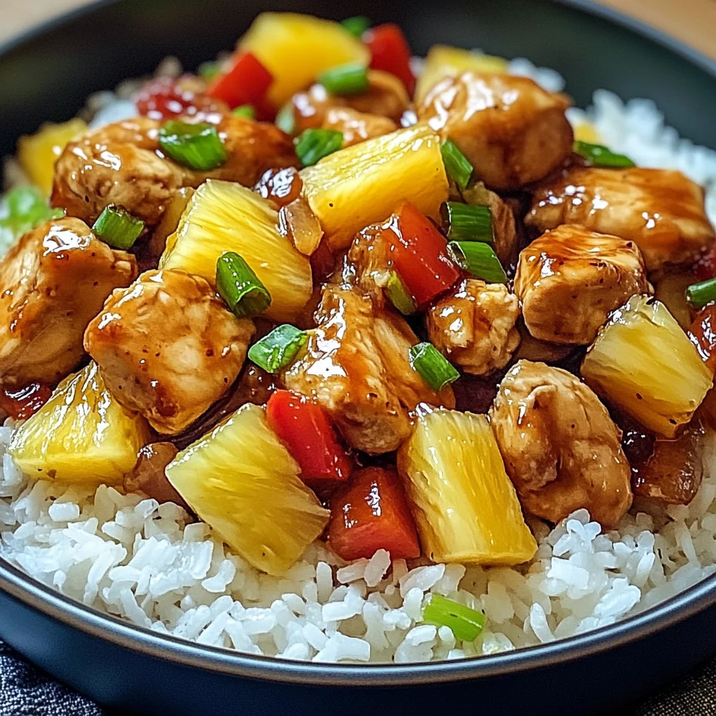 Pineapple Chicken And Rice
