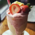 Strawberry Frosted Lemonade.