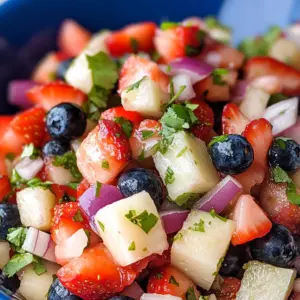 4th of July Fruit Salsa