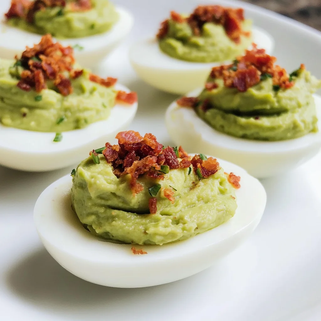 Avocado Deviled Eggs