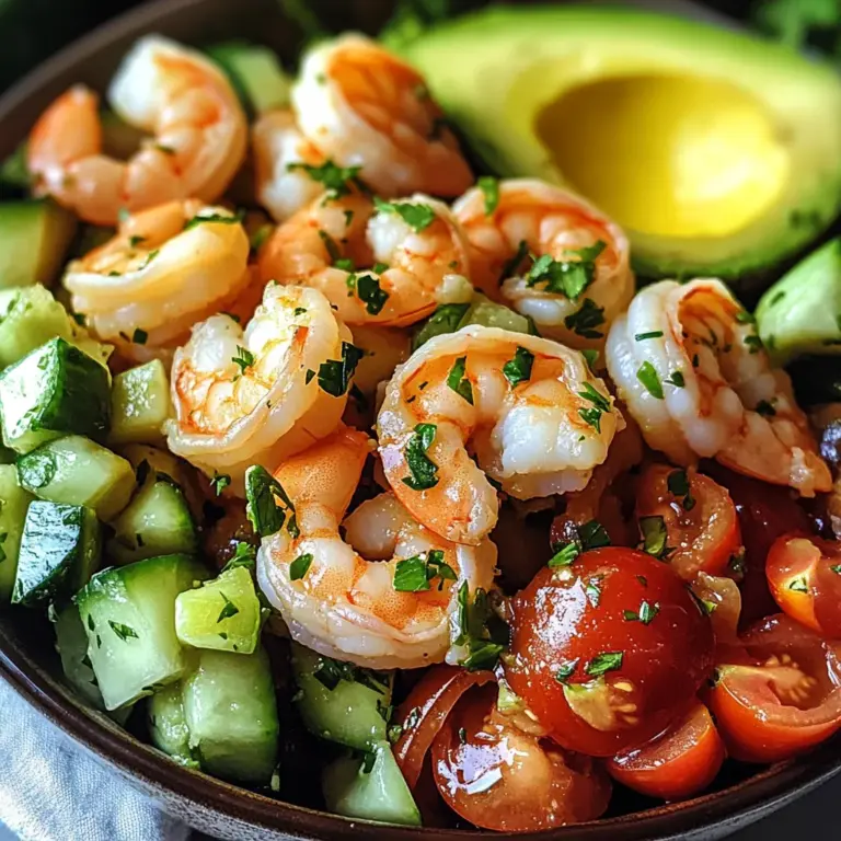Avocado Salsa Shrimp Salad