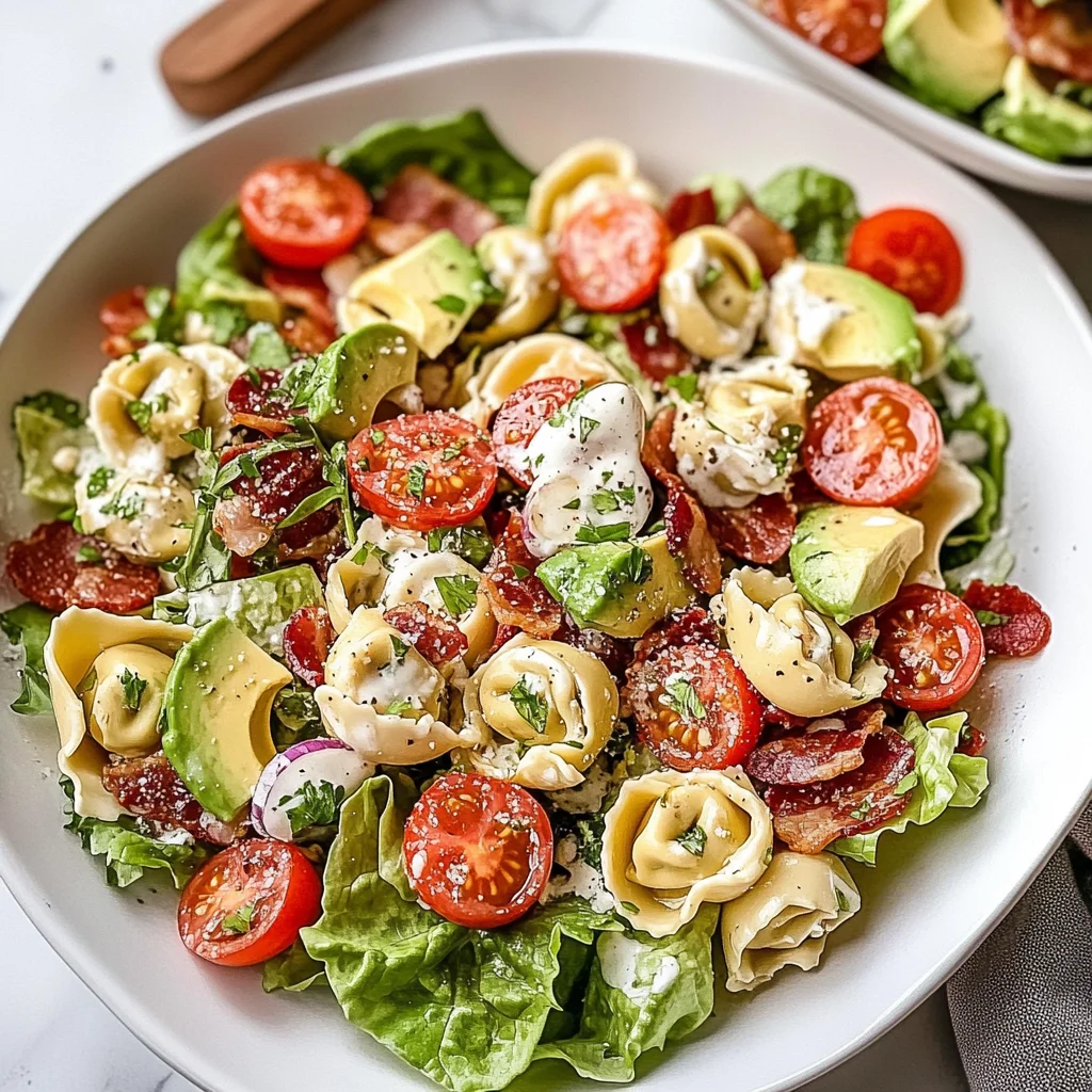 BLT Tortellini Salad