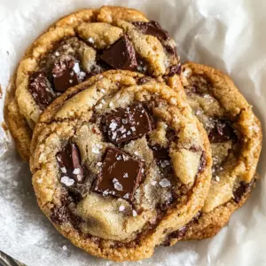 Browned Butter Toffee Chocolate Chip Cookies